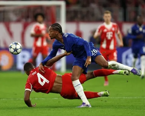 Chelsea's manager rages when the German giants defender Jonathan Tah avoids red card during UCL defeat